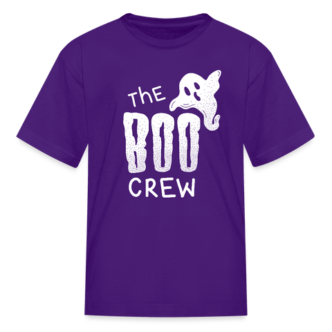 Kids' T-Shirt - Boo Crew - purple