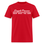 Men's Classic T-Shirt - Simple Process - red