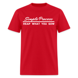Men's Classic T-Shirt - Simple Process - red