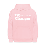 Kids' Hoodie - Future World Changer - pink