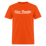Men's Classic T-Shirt - Give Thanks - orange