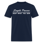 Women's T-Shirt - Simple Process - navy
