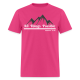 Women's T-Shirt - All Things Possible - fuchsia