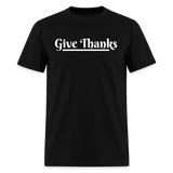 Men's Classic T-Shirt - Give Thanks - black