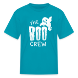 Kids' T-Shirt - Boo Crew - turquoise