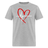 Women's T-Shirt - Living with Purpose - heather gray