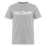 Women's T-Shirt - Give Thanks - heather gray