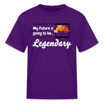 Kids' T-Shirt - My Future is - purple