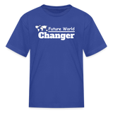 Kids' T-Shirt - World Changer - royal blue