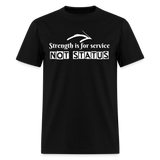 Men's Classic T-Shirt - Strength for Service - black
