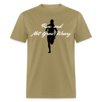 Women's T-Shirt - Not Grow Weary - khaki