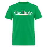 Women's T-Shirt - Give Thanks - bright green