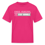 Kid's T-Shirt - Work Smarter - fuchsia