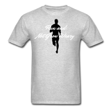 Men's Classic T-Shirt - Not Grow Weary - heather gray