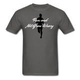 Men's Classic T-Shirt - Not Grow Weary - charcoal