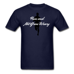 Men's Classic T-Shirt - Not Grow Weary - navy