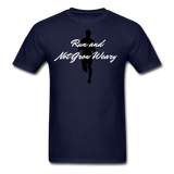Men's Classic T-Shirt - Not Grow Weary - navy