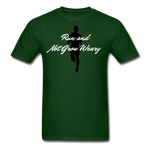 Men's Classic T-Shirt - Not Grow Weary - forest green