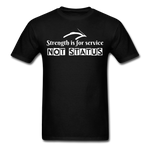 Men's Classic T-Shirt - Strength for Service - black