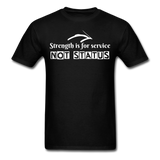 Men's Classic T-Shirt - Strength for Service - black