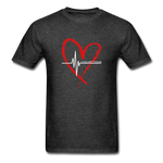 Unisex Classic T-Shirt - Living with Purpose - heather black