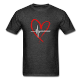 Unisex Classic T-Shirt - Living with Purpose - heather black