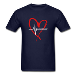 Unisex Classic T-Shirt - Living with Purpose - navy