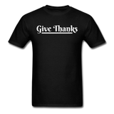 Men's Classic T-Shirt - Give Thanks - black