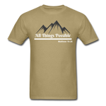 Men's Classic T-Shirt - All Things Possible - khaki