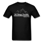 Men's Classic T-Shirt - All Things Possible - black