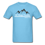 Men's Classic T-Shirt - All Things Possible - aquatic blue