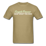 Men's Classic T-Shirt - Simple Process - khaki