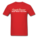 Men's Classic T-Shirt - Simple Process - red