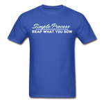 Men's Classic T-Shirt - Simple Process - royal blue