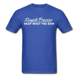 Men's Classic T-Shirt - Simple Process - royal blue