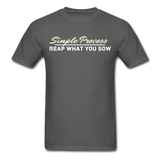Men's Classic T-Shirt - Simple Process - charcoal
