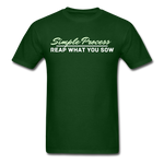 Men's Classic T-Shirt - Simple Process - forest green