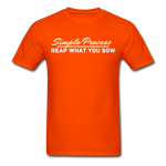 Men's Classic T-Shirt - Simple Process - orange