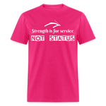 Women's T-Shirt - Strength - fuchsia
