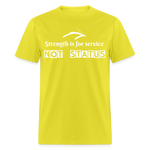 Women's T-Shirt - Strength - yellow
